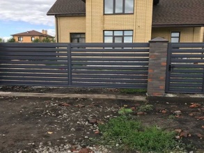 Забор жалюзи 72 метра фото в Тимашёвске