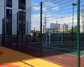 3D заборы для спортивной площадки 60 метров фото в Тимашёвске