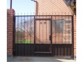 Кованые заборы с поликарбонатом 80 метров фото в Тимашёвске